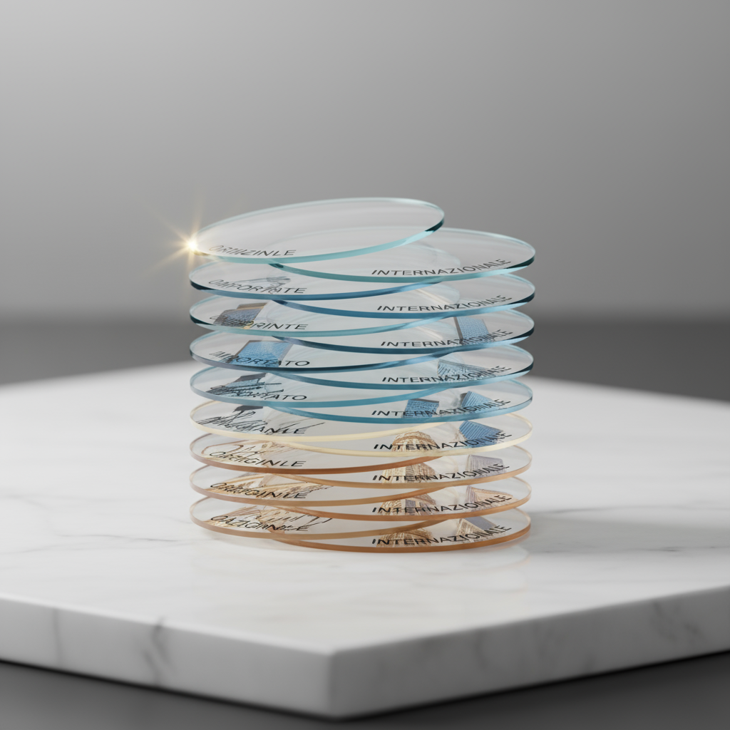 Lentes nacionais e importadas